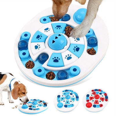 Dog Puzzle Toy With Spherical Bells 24 Hidden Food Locations Jigsaw Dog Food Feeding Sound Toys Food Dispenser For Dog Training - Bright ideas
