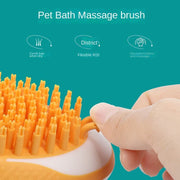 Dog Cat Bath Brush 2-in-1 Pet SPA Massage Comb Soft Silicone Pets Shower Hair Grooming Cmob Dog Cleaning Tool Pet Products - Bright ideas
