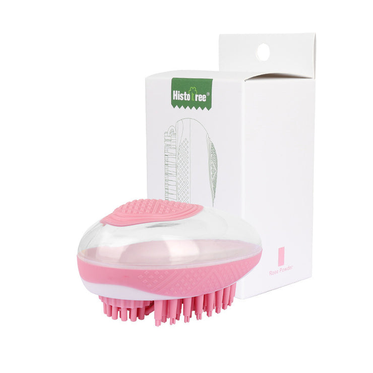 Dog Cat Bath Brush 2-in-1 Pet SPA Massage Comb Soft Silicone Pets Shower Hair Grooming Cmob Dog Cleaning Tool Pet Products - Bright ideas