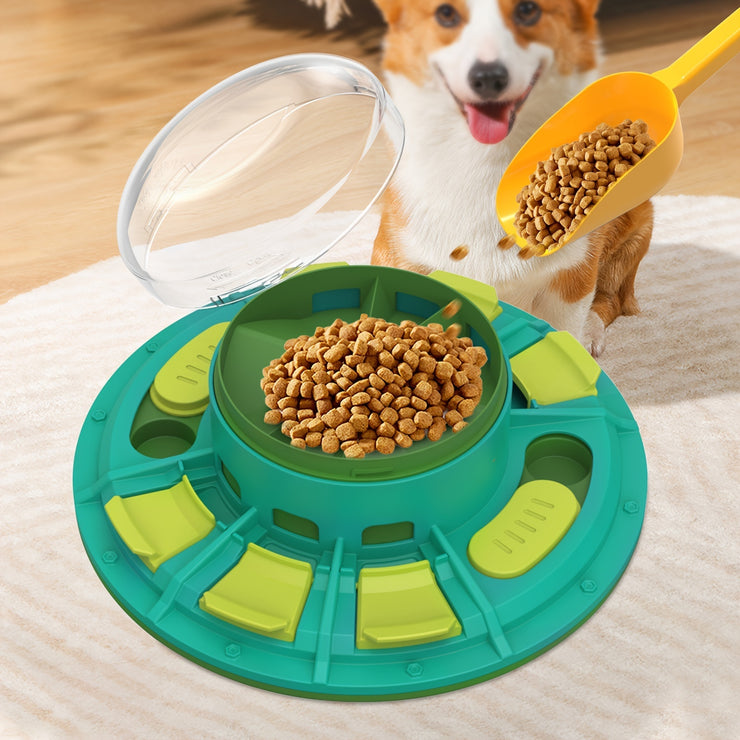 Interactive Dog Puzzle Toy For IQ Improvement And Slow Feeding Suitable For All Sizes Pets Nutritious Diet-Friendly Non-Electric Plastic Pets Game Pet Products - Bright ideas
