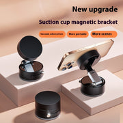 Foldable Magnetic Vacuum Car Phone Holder Foldable Suction Cup With Suction Cup Hands-Free Navigation For Smart Phone - Bright ideas
