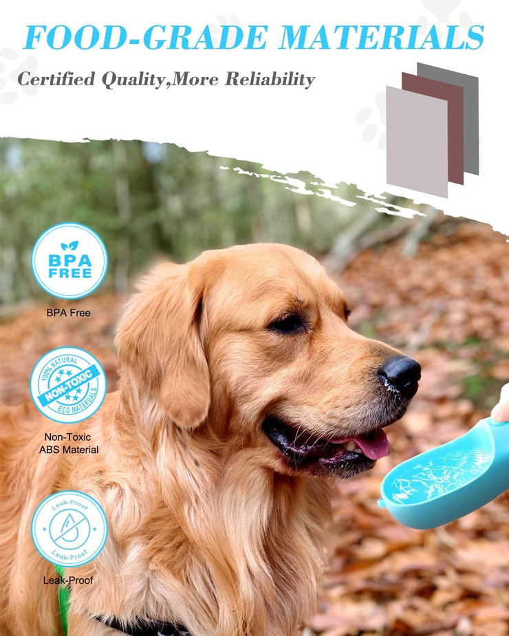 Ravel Puppy Water Bowl Dog Water Bottle With Food Container Portable Pet Dispenser Dog Stuff Accessories Items Puppy Essentials Necessities For Yorkie Chihuahua Cat Walking And Hiking - Bright ideas