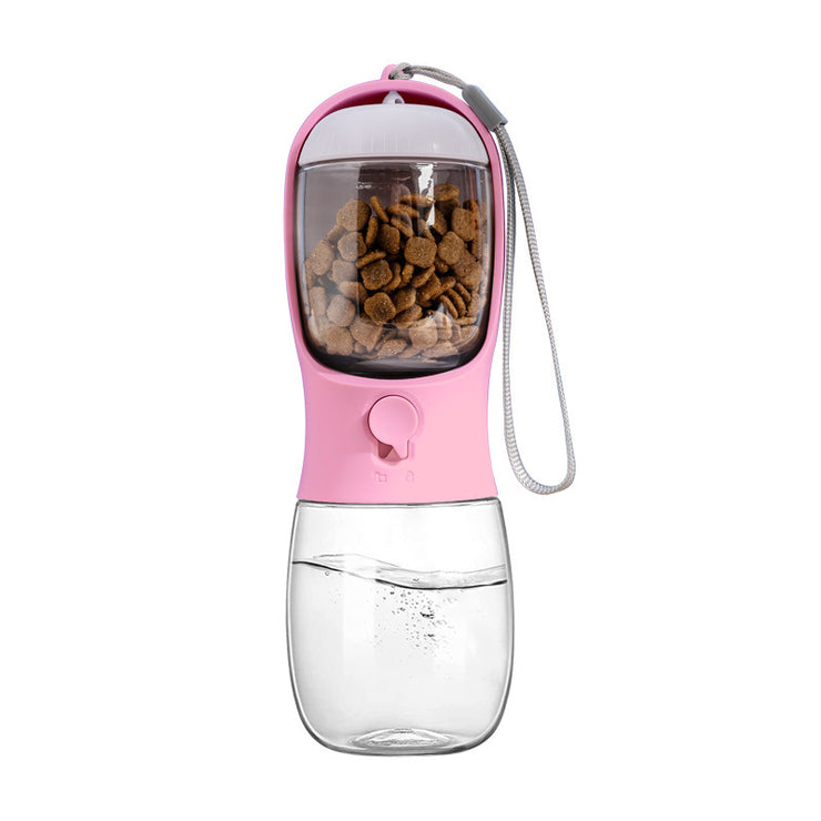 Ravel Puppy Water Bowl Dog Water Bottle With Food Container Portable Pet Dispenser Dog Stuff Accessories Items Puppy Essentials Necessities For Yorkie Chihuahua Cat Walking And Hiking - Bright ideas