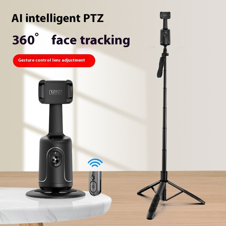 360 Auto Face Tracking Gimbal AI Smart Gimbal Face Tracking Auto Phone Holder For Smartphone Video Vlog Live Stabilizer Tripod - Bright ideas