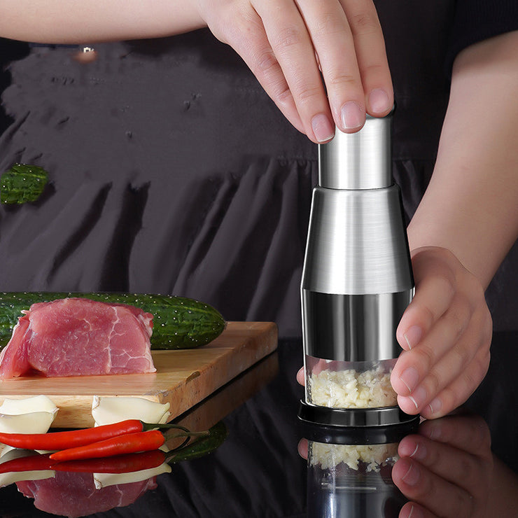 Garlic Crusher Onion Chopper Multipeler Vegetables Chopper Manual Garlic Press Machine Garlic Squeezer Kitchen Gadget - Bright ideas