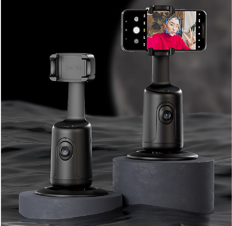 360 Auto Face Tracking Gimbal AI Smart Gimbal Face Tracking Auto Phone Holder For Smartphone Video Vlog Live Stabilizer Tripod - Bright ideas