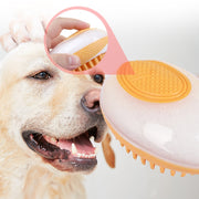 Dog Cat Bath Brush 2-in-1 Pet SPA Massage Comb Soft Silicone Pets Shower Hair Grooming Cmob Dog Cleaning Tool Pet Products - Bright ideas