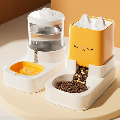 Water Dispenser Cat Food Automatic Feeder - Bright ideas