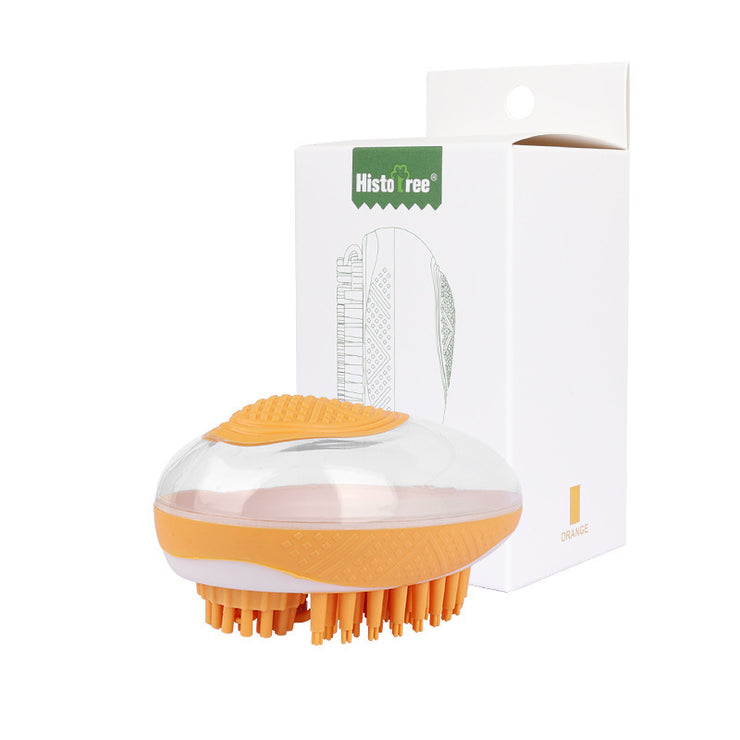 Dog Cat Bath Brush 2-in-1 Pet SPA Massage Comb Soft Silicone Pets Shower Hair Grooming Cmob Dog Cleaning Tool Pet Products - Bright ideas