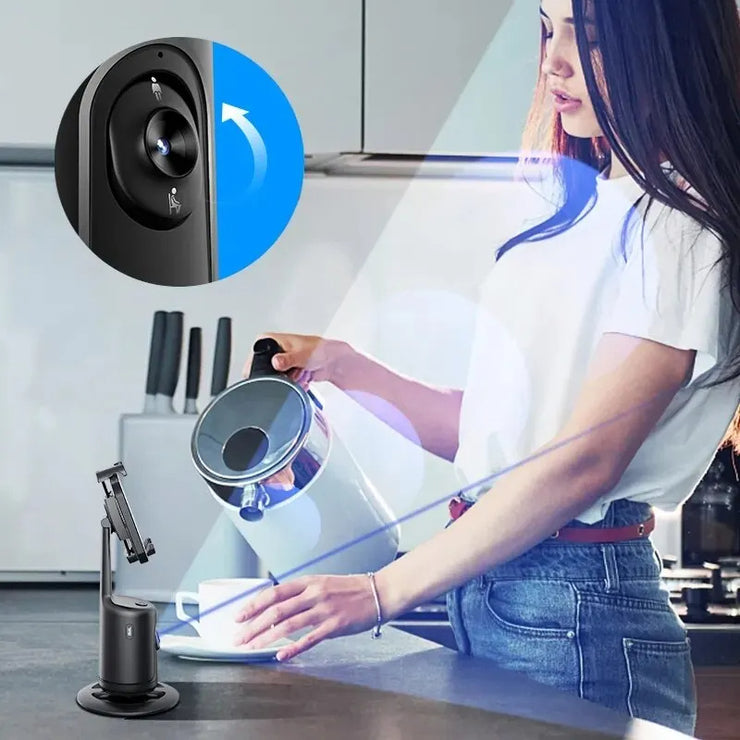 360 Auto Face Tracking Gimbal AI Smart Gimbal Face Tracking Auto Phone Holder For Smartphone Video Vlog Live Stabilizer Tripod - Bright ideas
