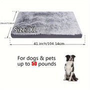 Pet Dog Bed Long Plush Cozy Warm Sleeping Beds Washable Anti-Slip Kennel Mats - Bright ideas