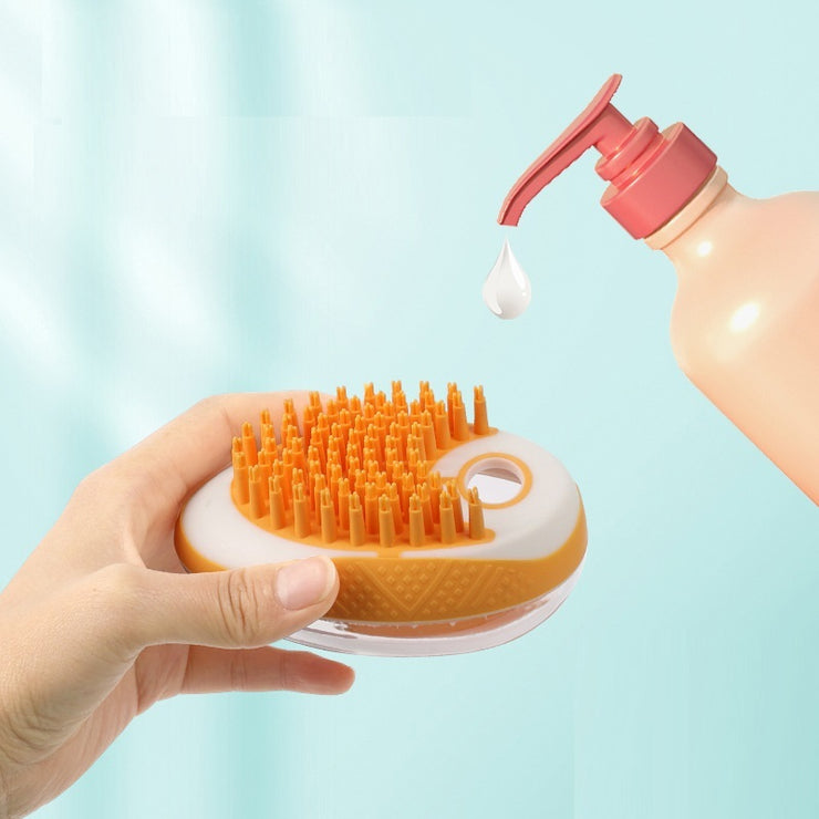 Dog Cat Bath Brush 2-in-1 Pet SPA Massage Comb Soft Silicone Pets Shower Hair Grooming Cmob Dog Cleaning Tool Pet Products - Bright ideas