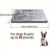 Pet Dog Bed Long Plush Cozy Warm Sleeping Beds Washable Anti-Slip Kennel Mats - Bright ideas