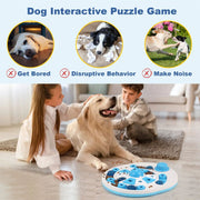 Dog Puzzle Toy With Spherical Bells 24 Hidden Food Locations Jigsaw Dog Food Feeding Sound Toys Food Dispenser For Dog Training - Bright ideas