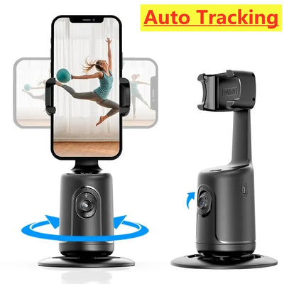 360 Auto Face Tracking Gimbal AI Smart Gimbal Face Tracking Auto Phone Holder For Smartphone Video Vlog Live Stabilizer Tripod - Bright ideas