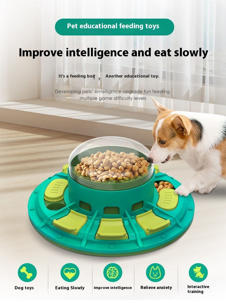 Interactive Dog Puzzle Toy For IQ Improvement And Slow Feeding Suitable For All Sizes Pets Nutritious Diet-Friendly Non-Electric Plastic Pets Game Pet Products - Bright ideas